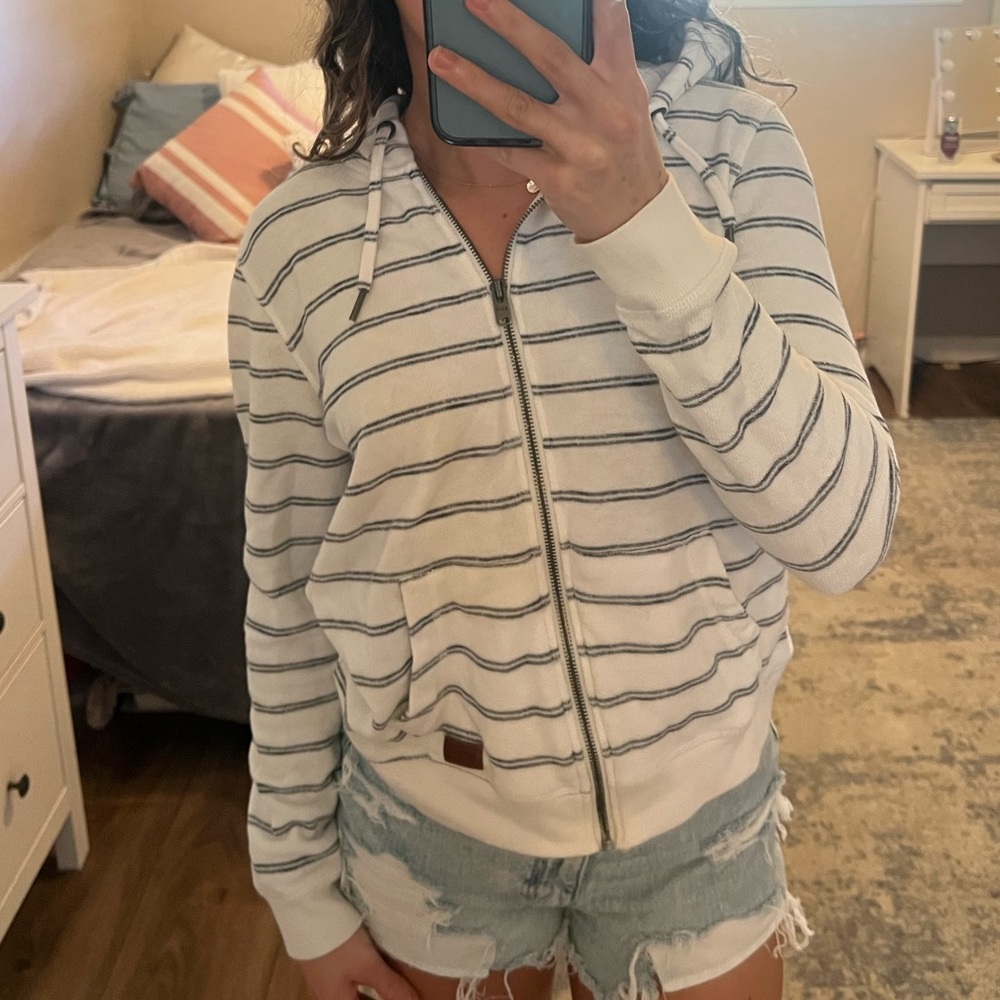 Roxy zip-up jacket striped